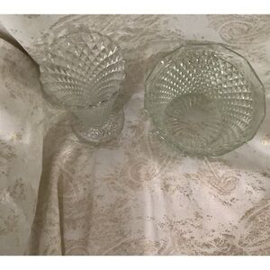 Crystal Bucket and Vase